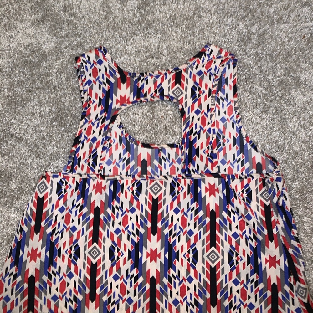 Miami Cream, Red, & Blue tank top size M - Picture 9 of 9
